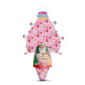 Uovo di pasqua finissimo cioccolato al latte cry babies dolls  250 gr.