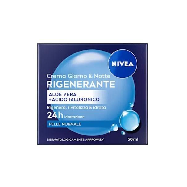 nivea crema viso rigenerante con acido ialuronico giorno e notte nivea da 50 ml. - foto 2