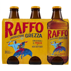 Birra pugliese non filtrata  la grezza 33 cl. x 3.