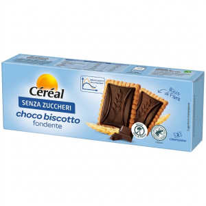 Biscotto di i con cioccolato senza zucchero céréal 150 gr.