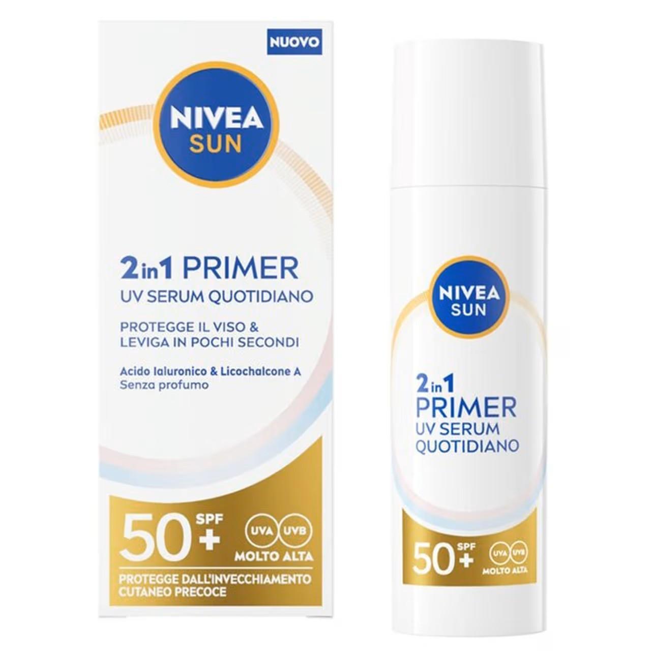 garnier primer uv serum quotidiano crema viso e siero spf50+ ambre solaire garnier 30 ml. - foto 1