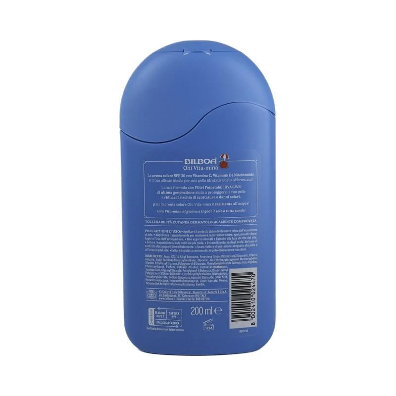 bilboa latte solare vita-mina protezione alta spf30 bilboa 200 ml. - foto 2