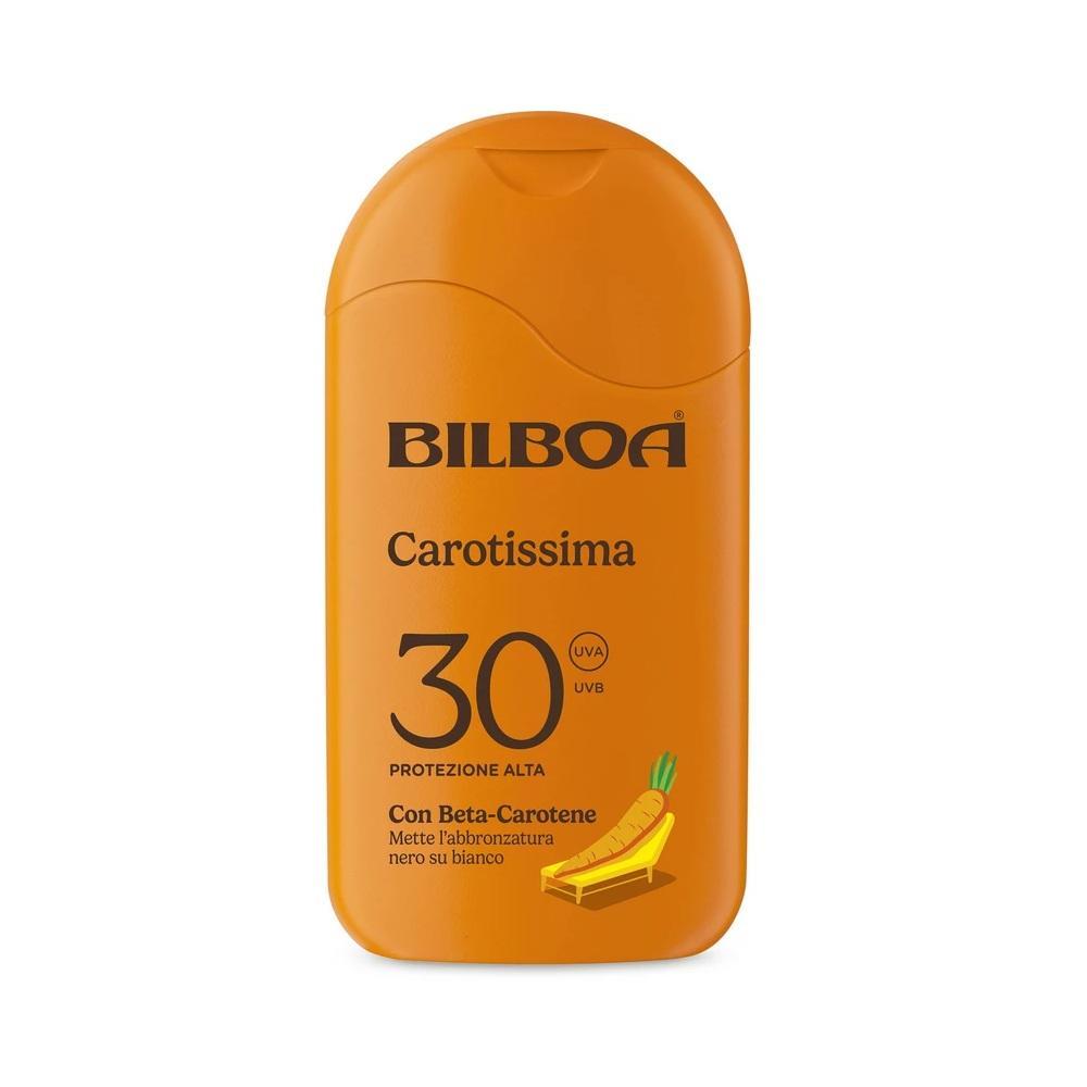 bilboa bilboa carotissima crema solare spf30 protezione alta 200 ml - foto 1