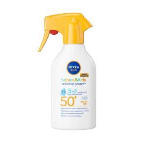 Spray solare trigger babies & kids sensitive protect 5in1 spf50+  sun 250 ml.
