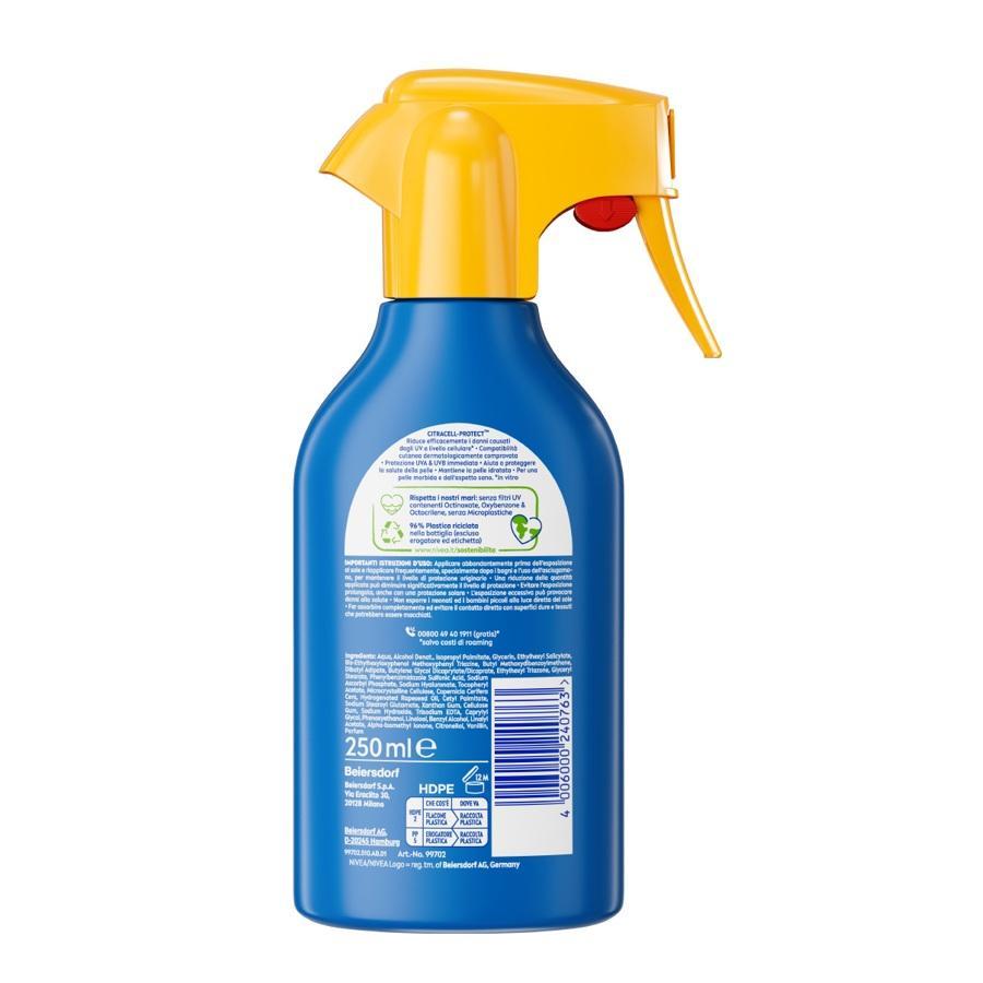 nivea spray solare trigger protect & hydrate protezione alta spf 30 nivea sun 250 ml. - foto 2