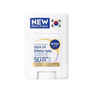 Stick solare protezione uv effetto seta coreano spf50 sun da 15 gr.