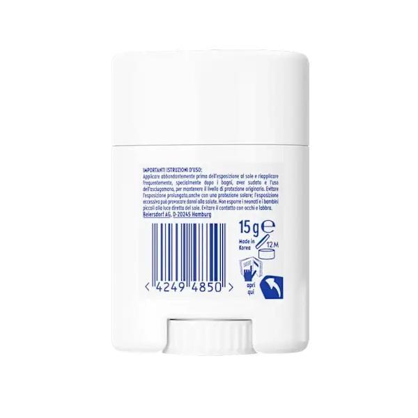 nivea stick solare protezione uv effetto seta coreano spf50 niveasun da 15 gr. - foto 2