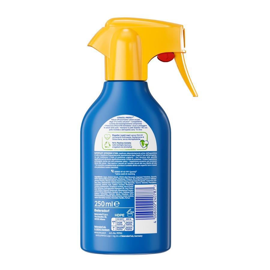 nivea spray solare trigger protect & hydrate protezione molto alta spf 50+ nivea sun 250 ml. - foto 2