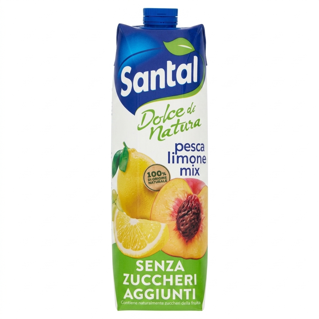 santal santal senza zuccheri aggiunti pesca e limone 1 lt. - foto 1