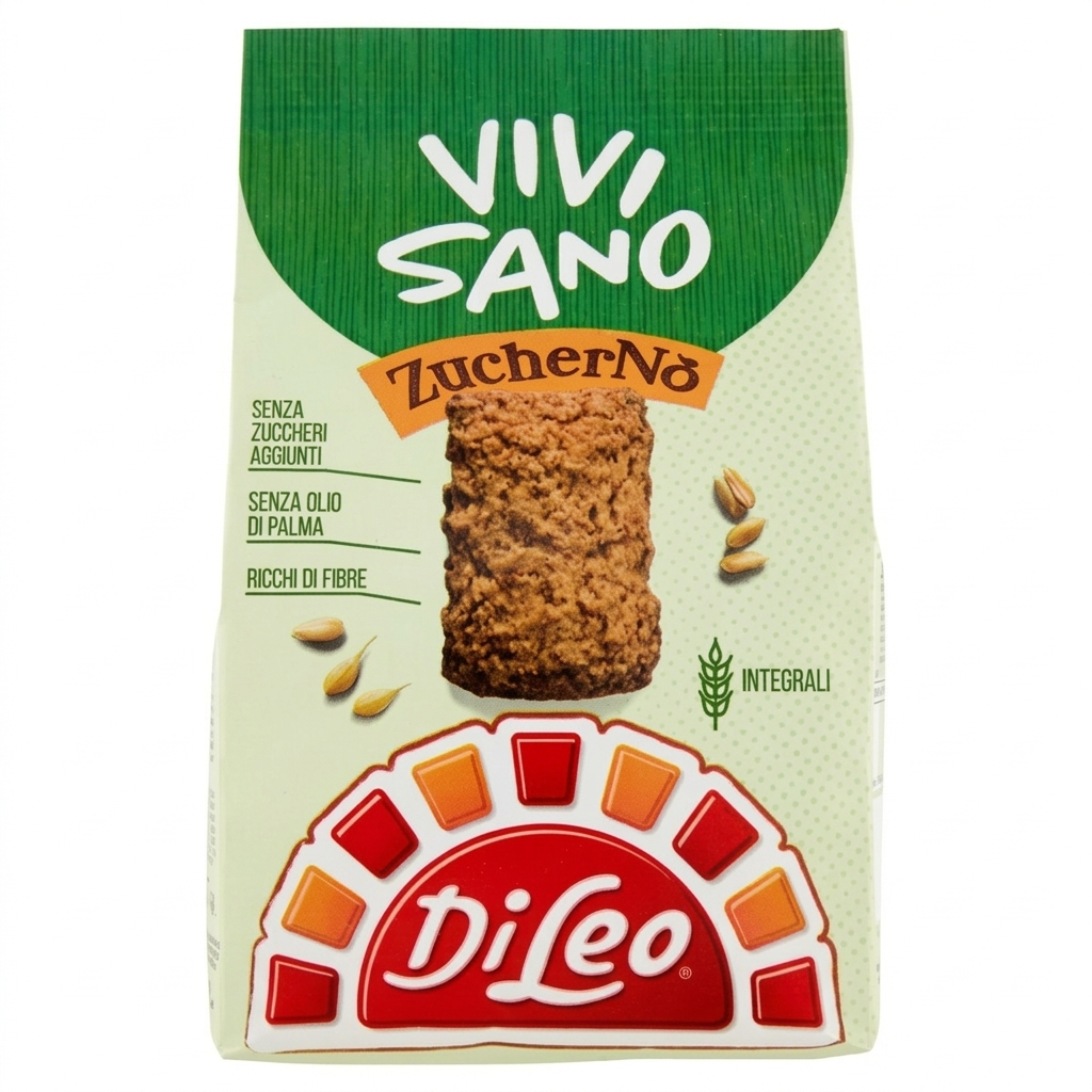 di leo biscotti frollini senza zuccheri aggiunti vivisano zucchernò di leo 300 gr. - foto 1