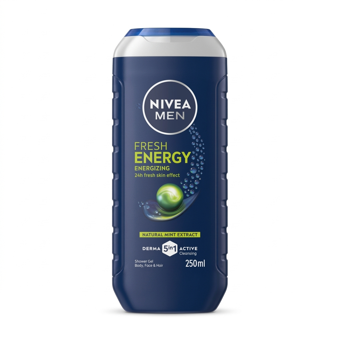 nivea gel doccia rinfrescante energy per corpo viso e capelli nivea men 250 ml. - foto 1