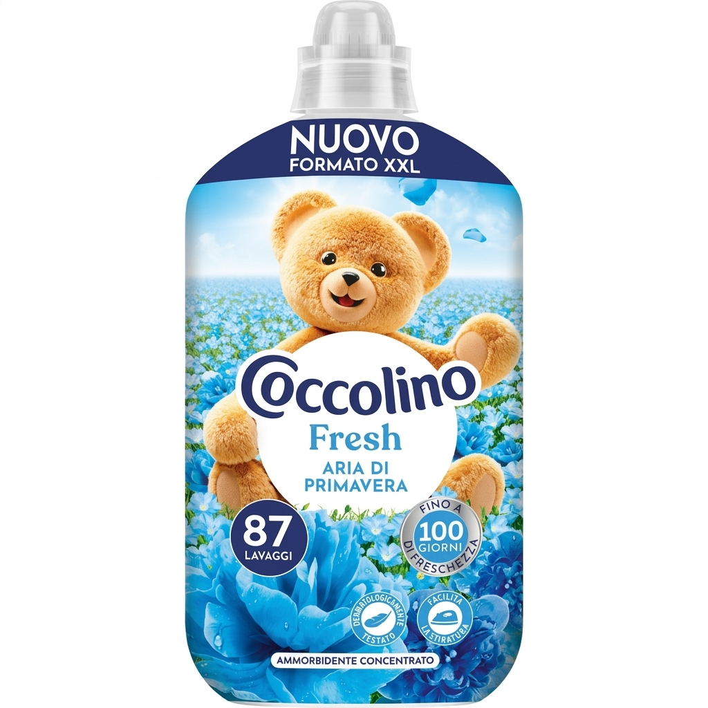 coccolino ammorbidente concentrato aria di primavera lunga durata coccolino 87 lavaggi 1,3 lt. - foto 1
