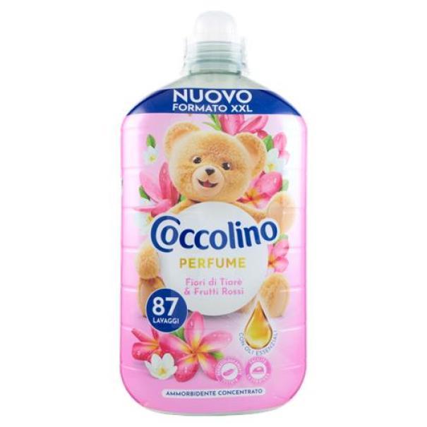 coccolino ammorbidente concentrato intenso fiori di tiare e frutti rossi coccolino 87 lavaggi 1,3 lt. - foto 1
