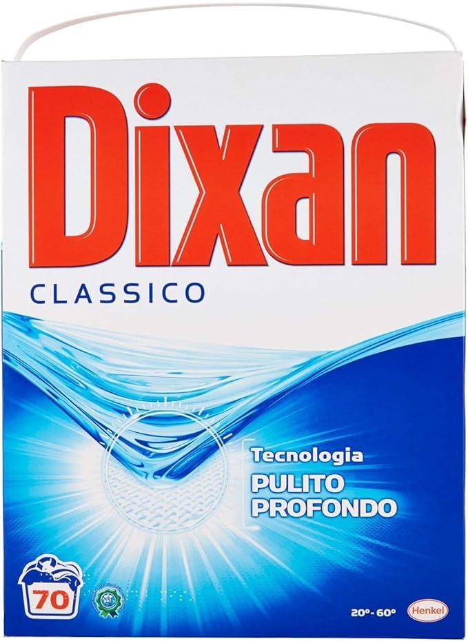 dixan detersivo in polvere per lavatrice dixan pulito profondo classico 70 misurini - foto 1 dixan detersivo in polvere per lavatrice dixan pulito profondo classico 70 misurini - foto 1