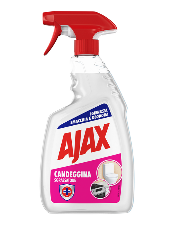 ajax spray sgrassatore con candeggina azione igienizzante profonda ajax 675 ml - foto 1