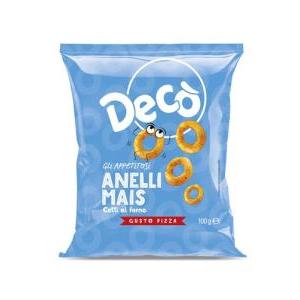 Anelli di mais gusto pizza deco 100 gr