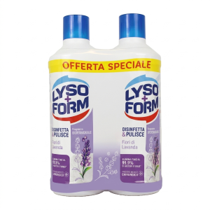 Detergente disinfettante per pavimenti profumo di lavanda  2x1
