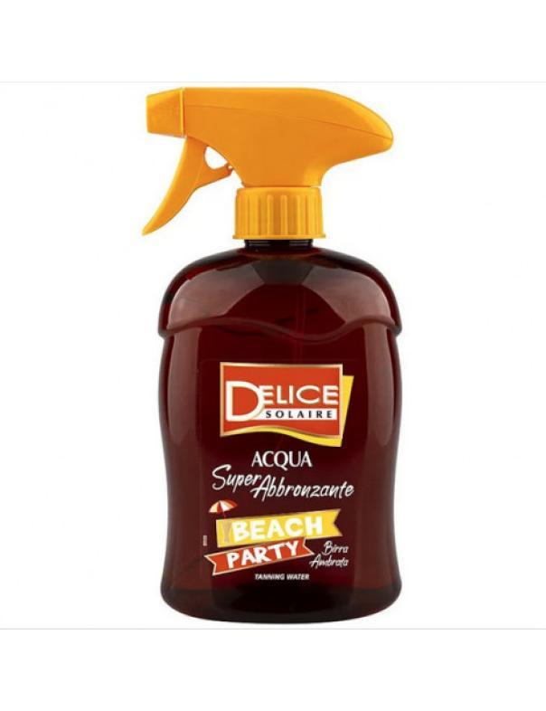 delice acqua super abbronzante alla birra ambrata beach party delice 500 ml. - foto 1