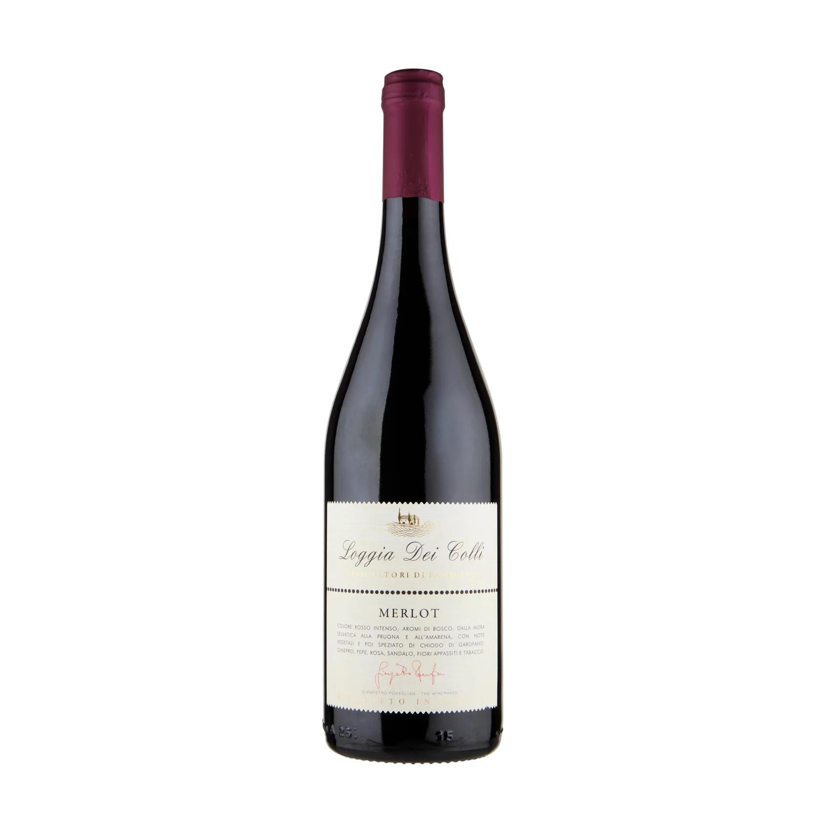 loggia dei colli vino rosso merlot trevenezie igt loggia dei colli 750 ml. - foto 2