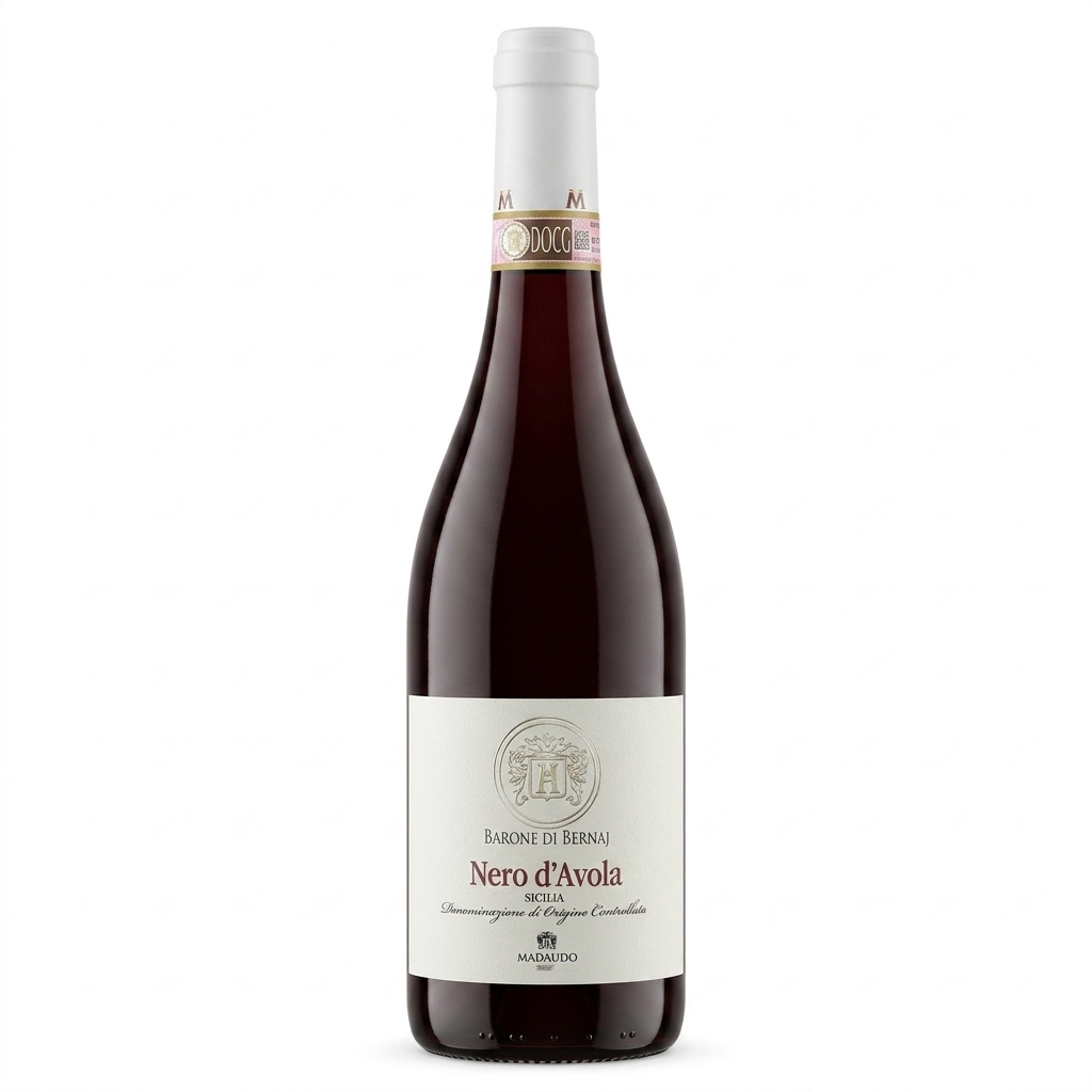 barone di bernaj vino rosso nero d'avola sicilia doc barone di bernaj 75 cl. - foto 1