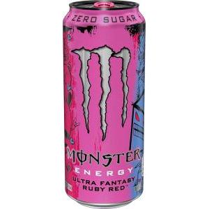 Energy drink analcolica con taurina e caffeina senza zuccheri  energy ultra ruby red 500 ml.