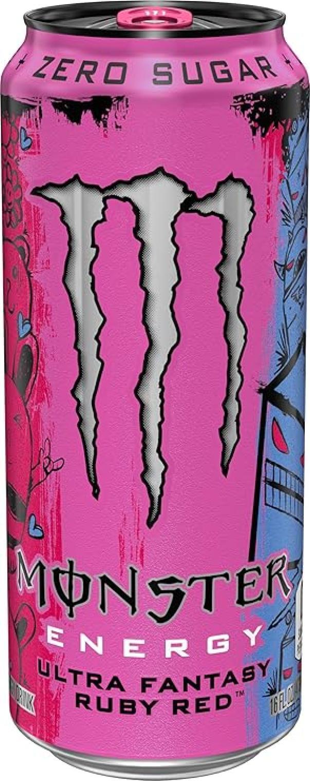 monster energy drink analcolica con taurina e caffeina senza zuccheri monster energy ultra ruby red 500 ml. - foto 1