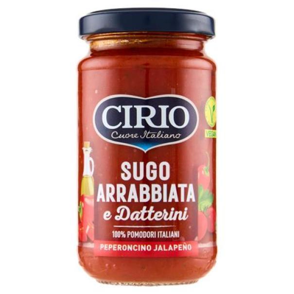 cirio sugo all'arrabbiata con datterini e peperoncino jalapeño cirio 190 gr. - foto 1