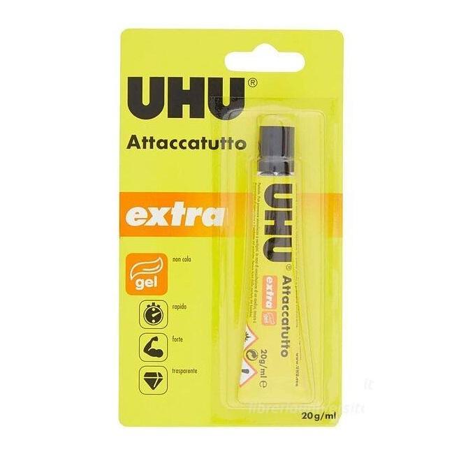 uhu colla universale gel extra pulita uhu 20 ml. - foto 1