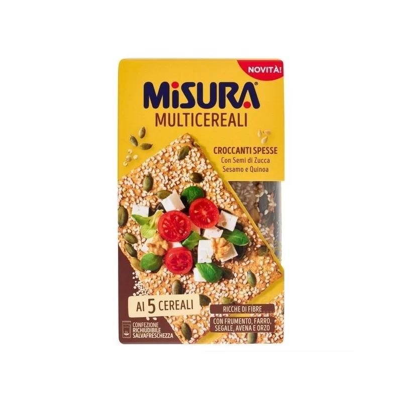 misura fette biscottate ai cereali e semi multicereali misura 200 gr. - foto 1