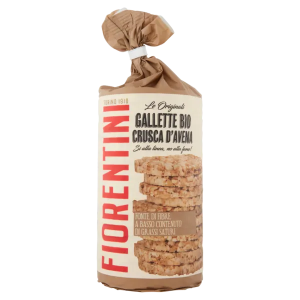 Gallette bio con crusca d'avena  100 gr.