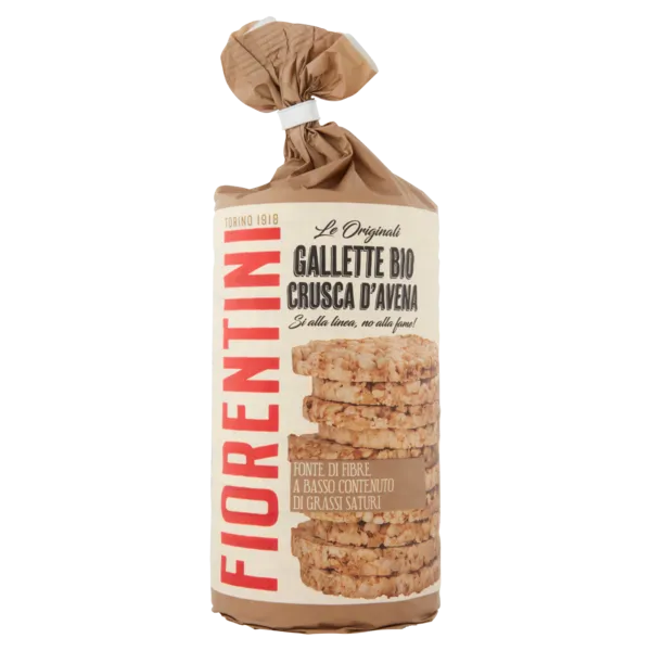 fiorentini gallette bio con crusca d'avena fiorentini 100 gr. - foto 1