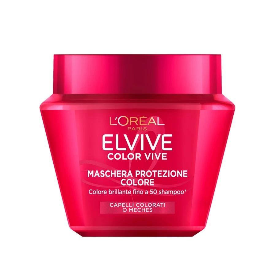 elvive maschera trattamento protettivo color vive per capelli colorati o con meches elvive l'oréal paris 300 ml. - foto 1