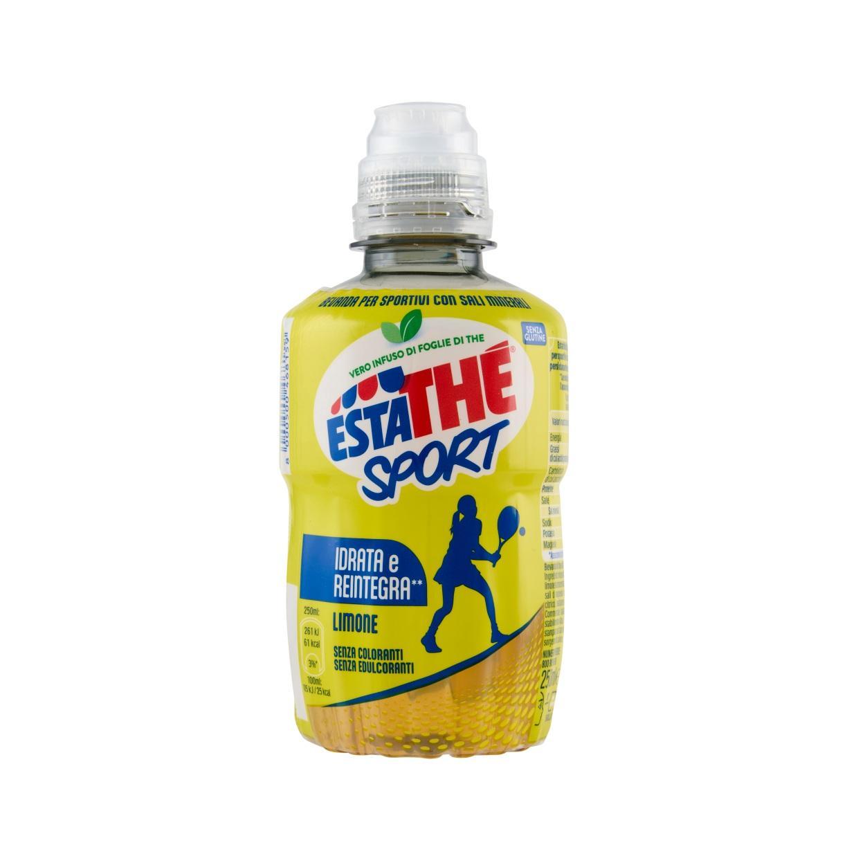 estathe bevanda di thè al limone con sali minerali per sportivi estathé sport 250 ml. - foto 1