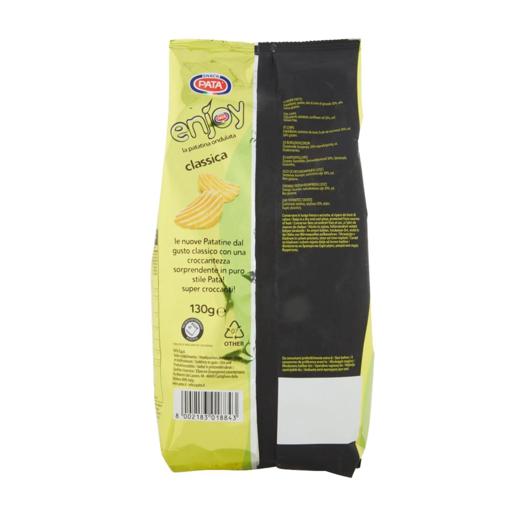 pata patatine classiche ondulate pata 270 gr. - foto 2