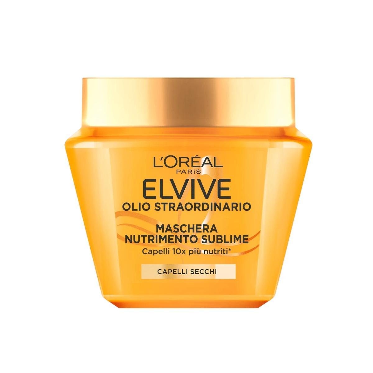 elvive maschera nutrimento sublime olio straordinario elvive l'oréal paris 300 ml. - foto 1