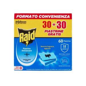Piastrine antizanzare ricarica 60 pezzi