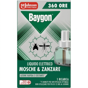 Ricarica liquida mosche e zanzare  26 ml.