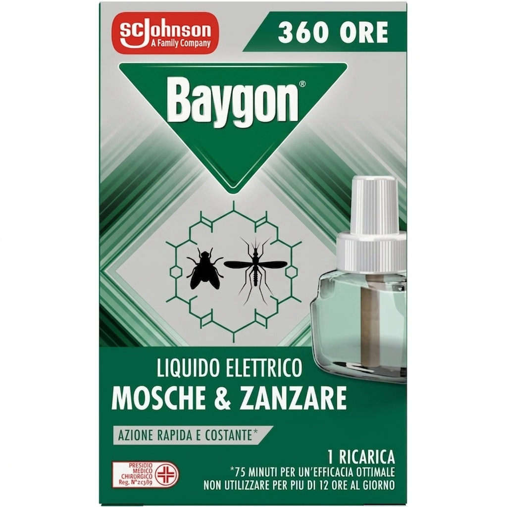 baygon ricarica liquida mosche e zanzare baygon 26 ml. - foto 1