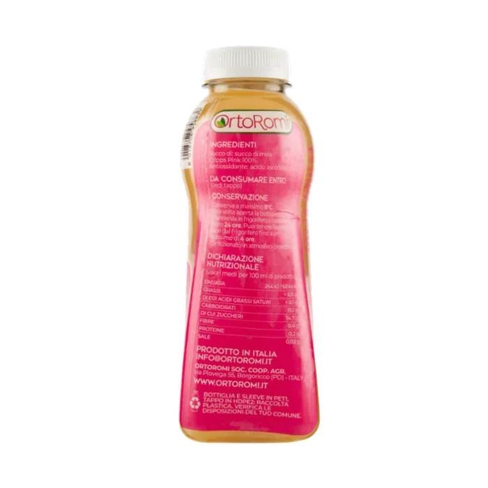 ortoromi succo di mela pink lady estratto a freddo ortoromi 500 ml. - foto 2