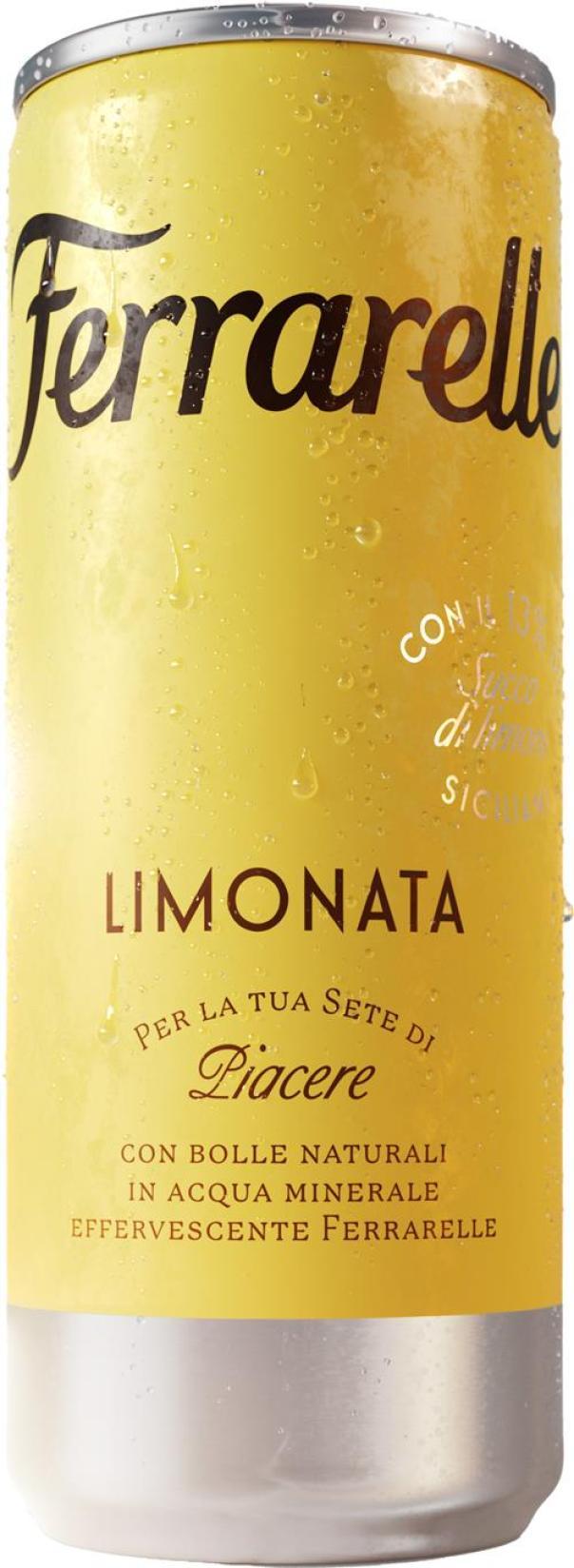 ferrarelle limonata ferrarelle con acqua minerale effervescente naturale 33 cl. - foto 1