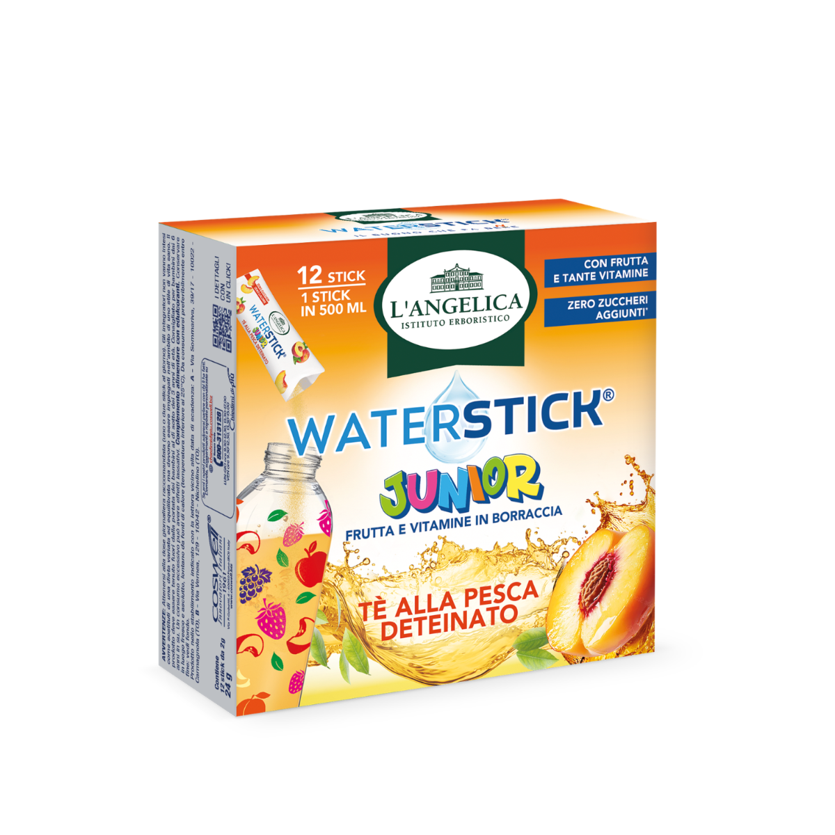 l'angelica waterstick junior tè alla pesca deteinato l'angelica 24 gr. - foto 1