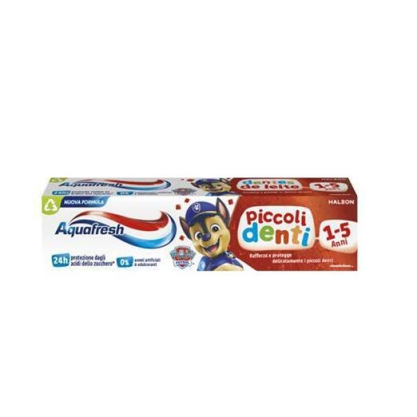 acquafresh dentifricio piccoli denti per bambini 3-5 anni aquafresh 50 ml. - foto 1