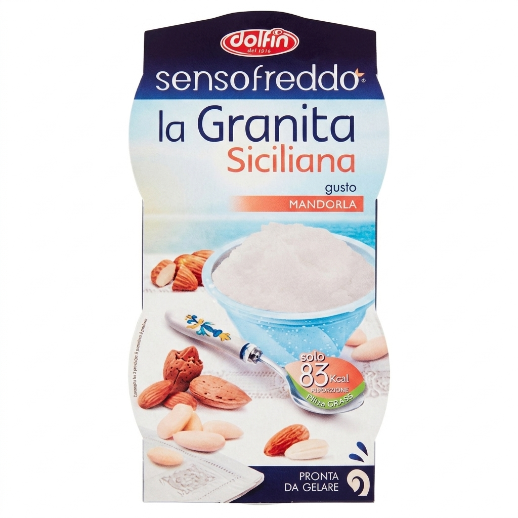 dolfin granita siciliana alla mandorla sensofreddo 200 ml. - foto 1