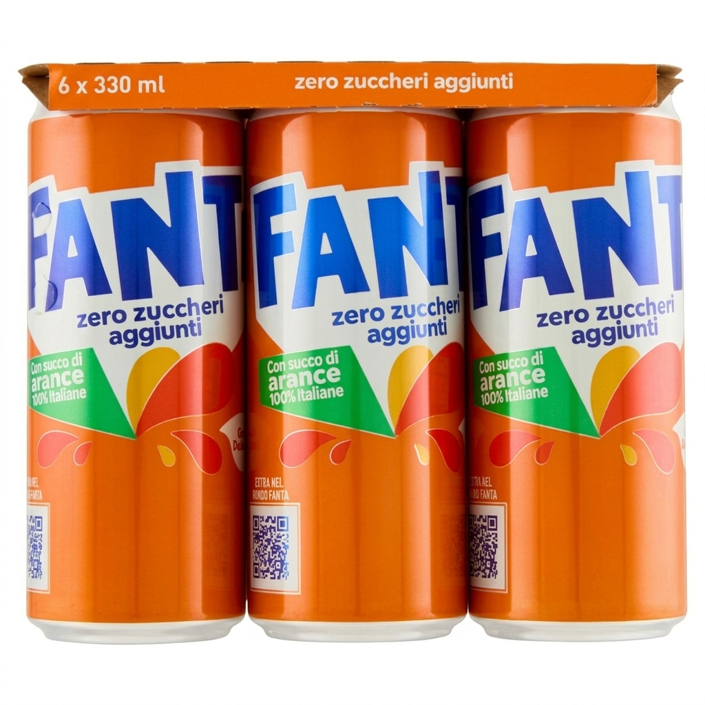 fanta bibita analcolica gassata arancia zero zuccheri fanta - foto 1