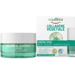 Crema viso anti-rughe rimpolpante collagene vegetale