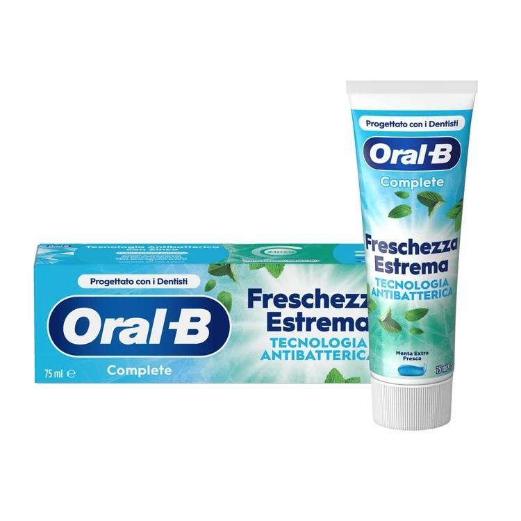 oral b dentifricio complete freschezza estrema con tecnologia antibatterica oral-b 75 ml. - foto 1
