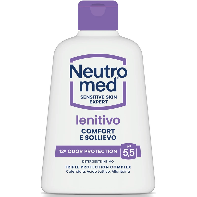 neutromed detergente intimo lenitivo con complesso di pantenolo e amamelide neutromed 200 ml. - foto 1