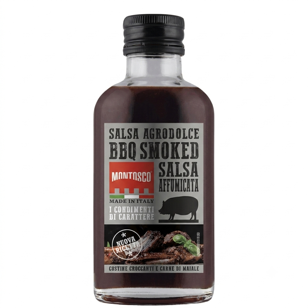 montosco salsa agrodolce bbq smoked affumicata montosco - foto 1
