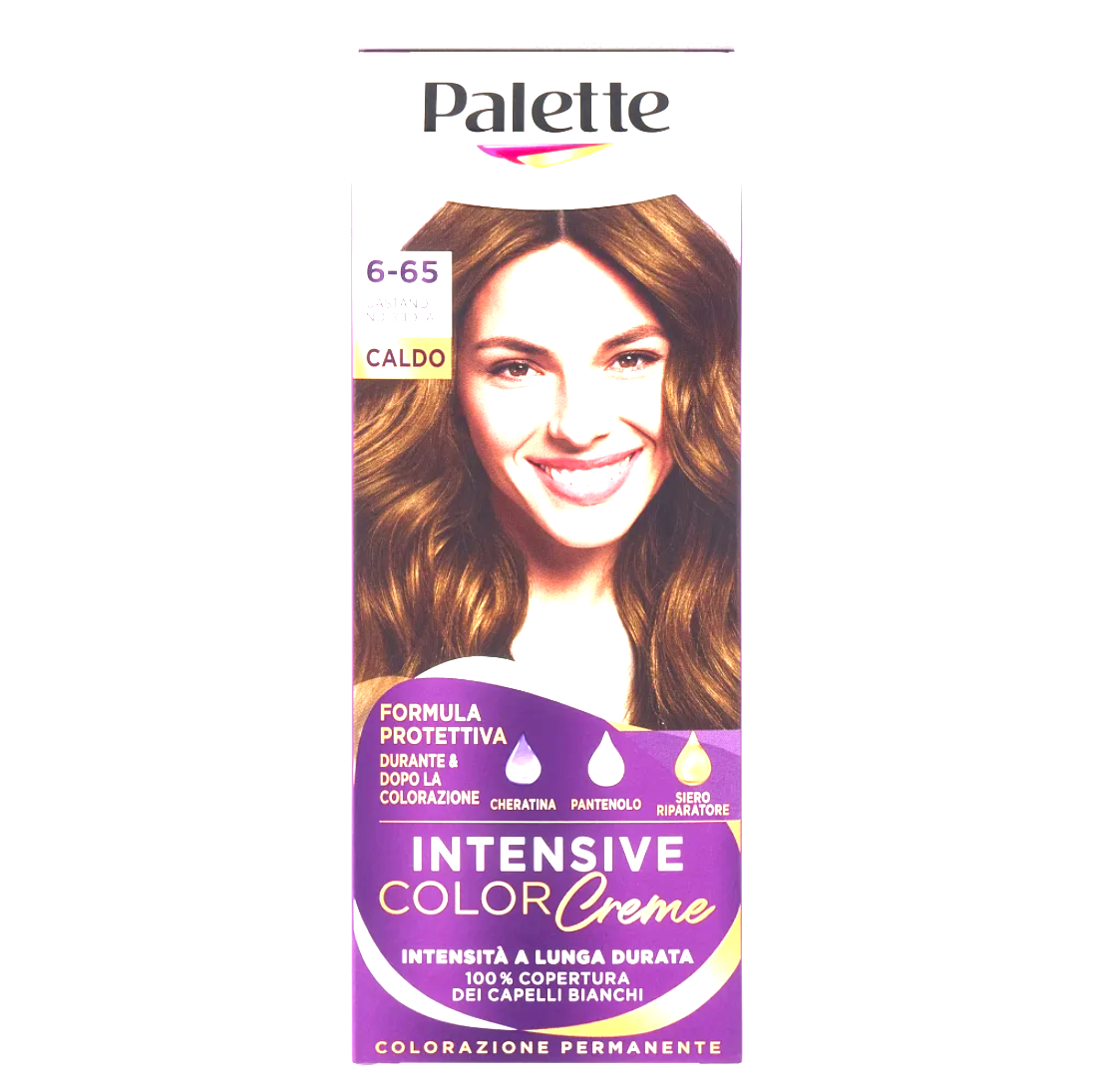 Palette, TintaPerCapelli, CastanoNocciola, ColoreCapelli, CapelliLuminosi, CoperturaCapelliBianchi, HairCare, BellezzaCapelli, TintaPermanente, HairColor, GDO, Zibly, 115 GR. palette tinta per capelli colore castano nocciola palette 115 gr - foto 1