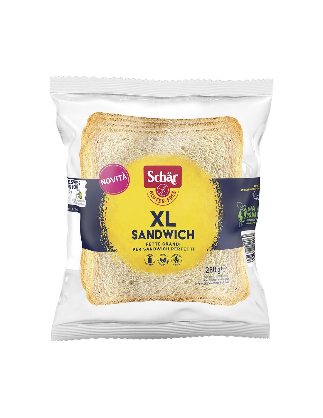 schar pane per sandwich senza glutine in formato extra large schär 280 gr. - foto 1